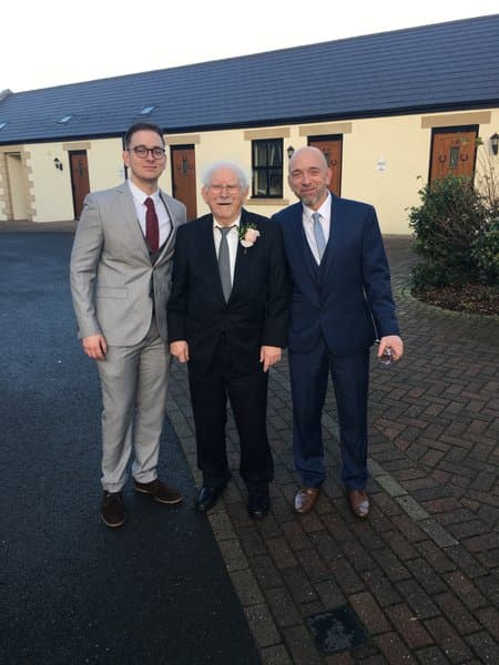 Three generations of Patersons — Aaron, Howard, and Glenn